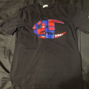 Black champion tee
